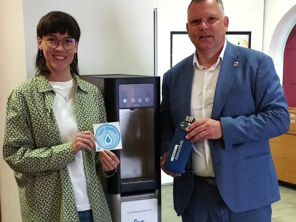 Bild Rathaus Volkach als Refill-Station registriert