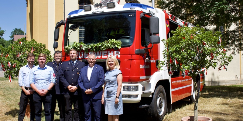 Bild Neues Feuerwehr-Löschfahrzeug für Gaibach